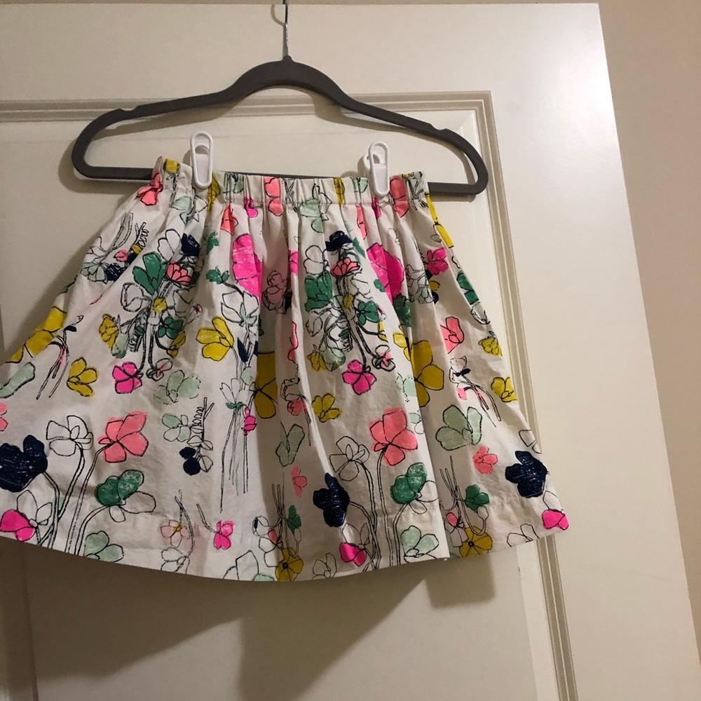 Girls Floral Skirt